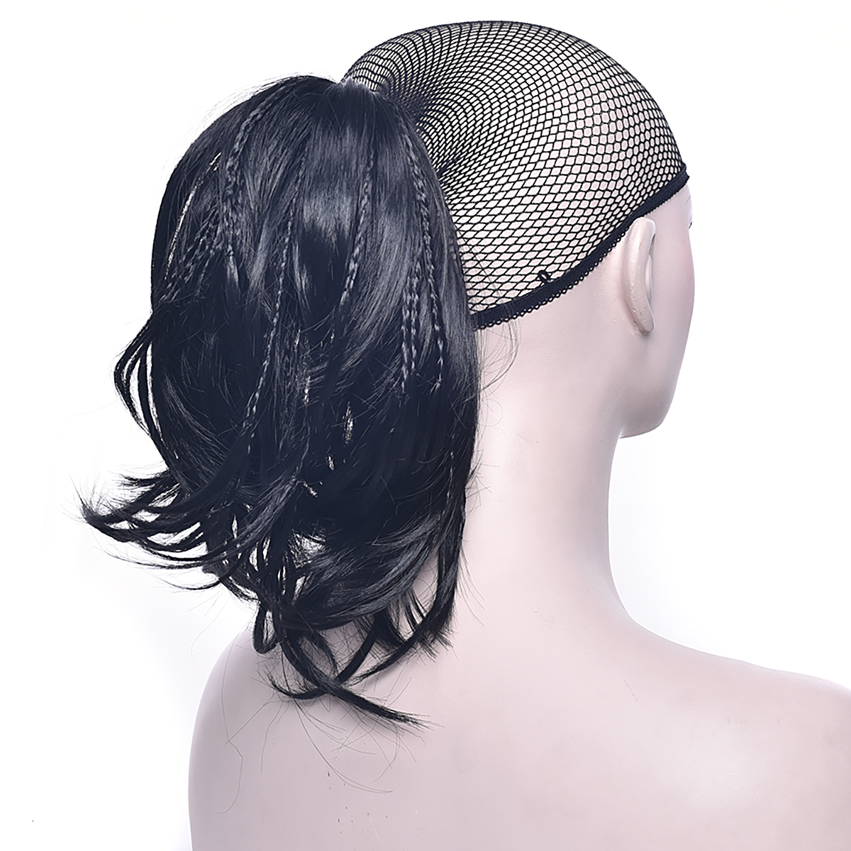Ponytail Messy Style Hair Extension Braid Synthetic