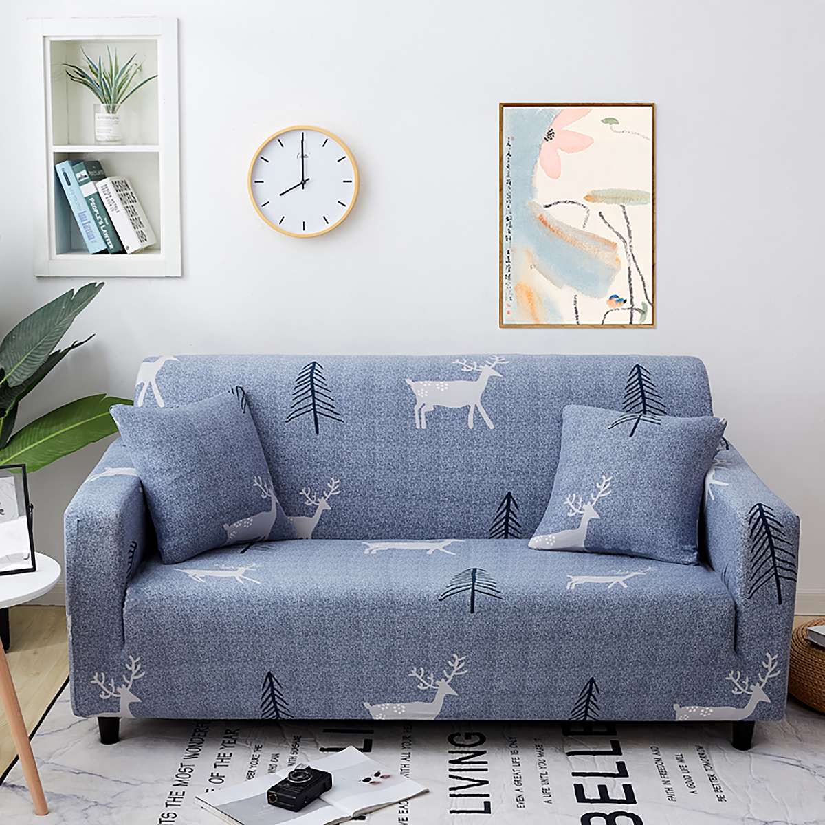 1-4 Seater Sofa Covers Stretch Slipcover Protector Lounge Couch Recliner Chair 