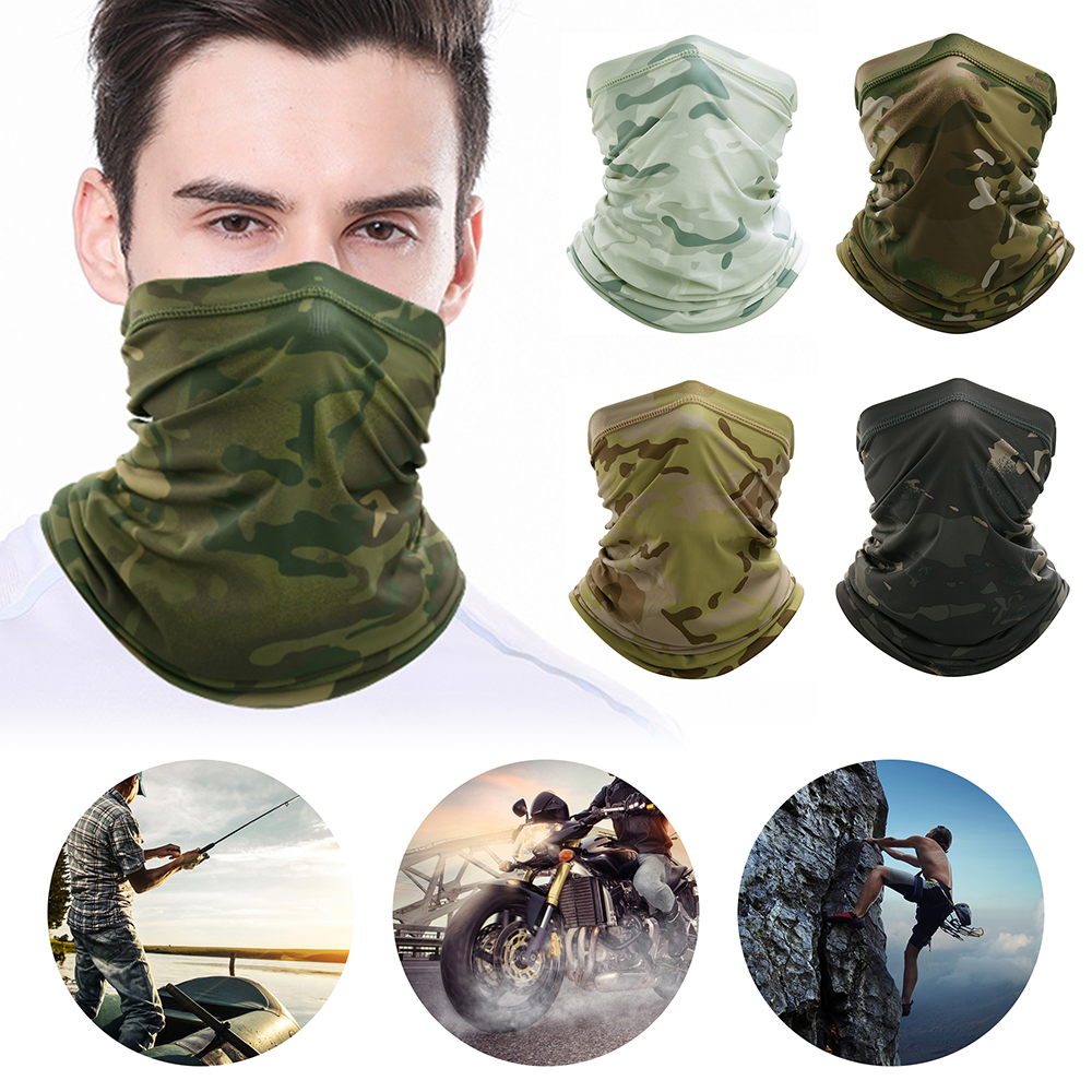 Tactical Military Balaclava Face Mask Paintball Airsoft Neck Warmer ...