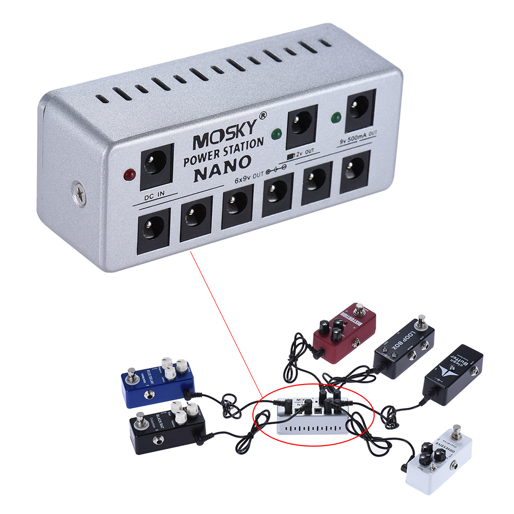 エフェクター　セット　JOYO・GOKKO・MOSKY Audio Mosky Audio Electric Custom Multi Mini Sol918 Reverb Delay