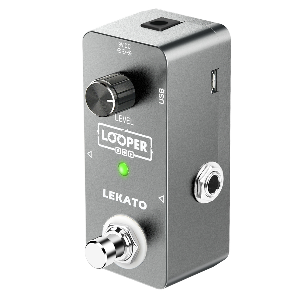 LEKATO Looper Guitar Mini Effect Pedal Looping Unlimited Overdubs 5