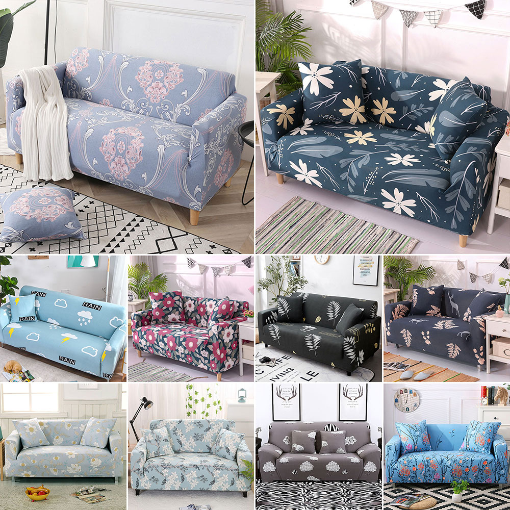 Stretch Chair Loveseat Sofa Cover 1 2 3 4 Seater Protecter Couch Floral Slipcove