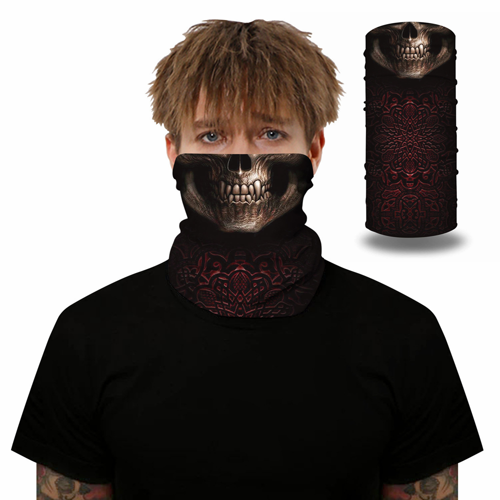 Details about   IC TH_ 3D Balaclava Breathable Neck Gaiter Tube Scarf Face Cover Dust Proof Rid 
