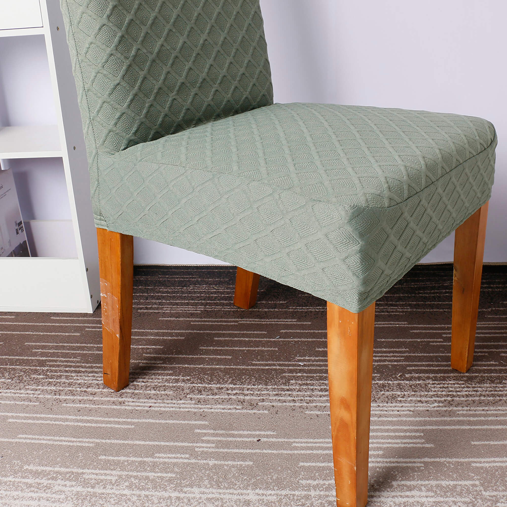 1/2/4/6PCS Stretch Dining Chair Covers Wedding Banquet Xmas Elastic