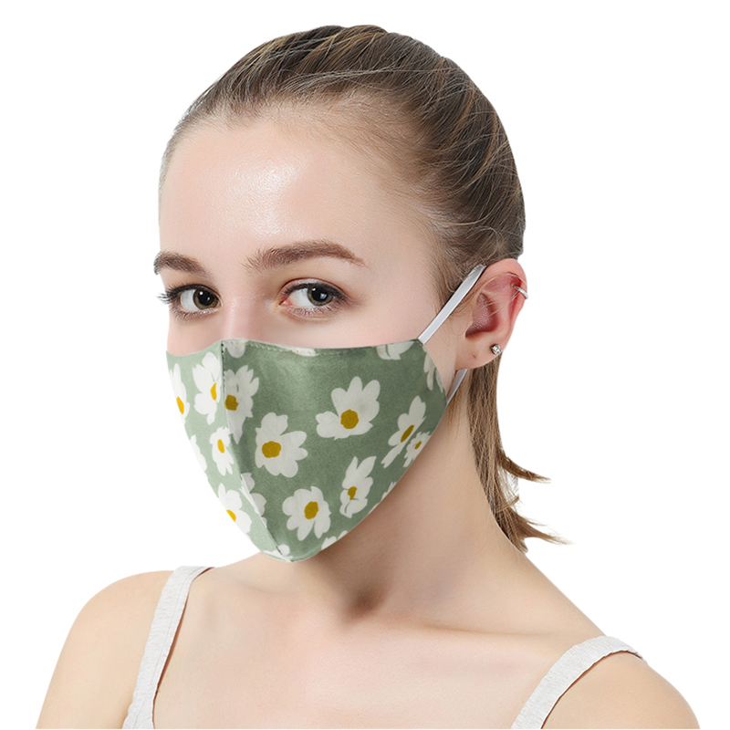 Hakuna Matata Flower Printed Fashion AntiDust Cotton Face Mask Mouth-Muffle Wear 