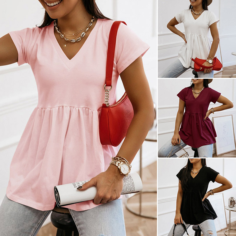 cute short sleeve blouses