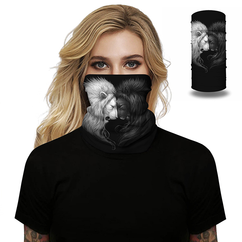 Details about   IC TH_ 3D Balaclava Breathable Neck Gaiter Tube Scarf Face Cover Dust Proof Rid 