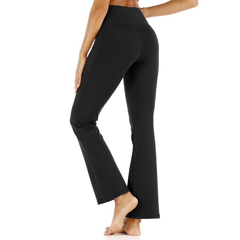 Promover Flare Yoga Pants with Pockets - High Waist UK