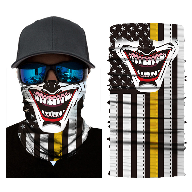 WYTong 3D Print Mens Balaclavas Unisex Outdoor Headband Scarf Neck Windproof Face Mask Sun Protection Bandana 