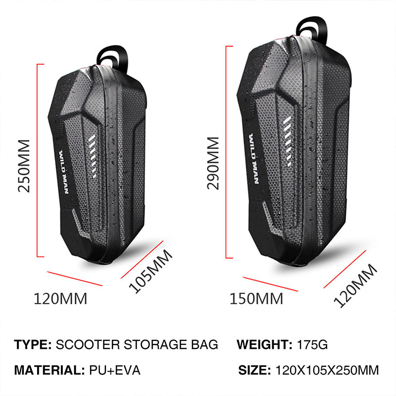 E-Scooter Einkaufstasche Tasche Einkaufskorb EVA Für Xiaomi M365 Elektro DE TN 