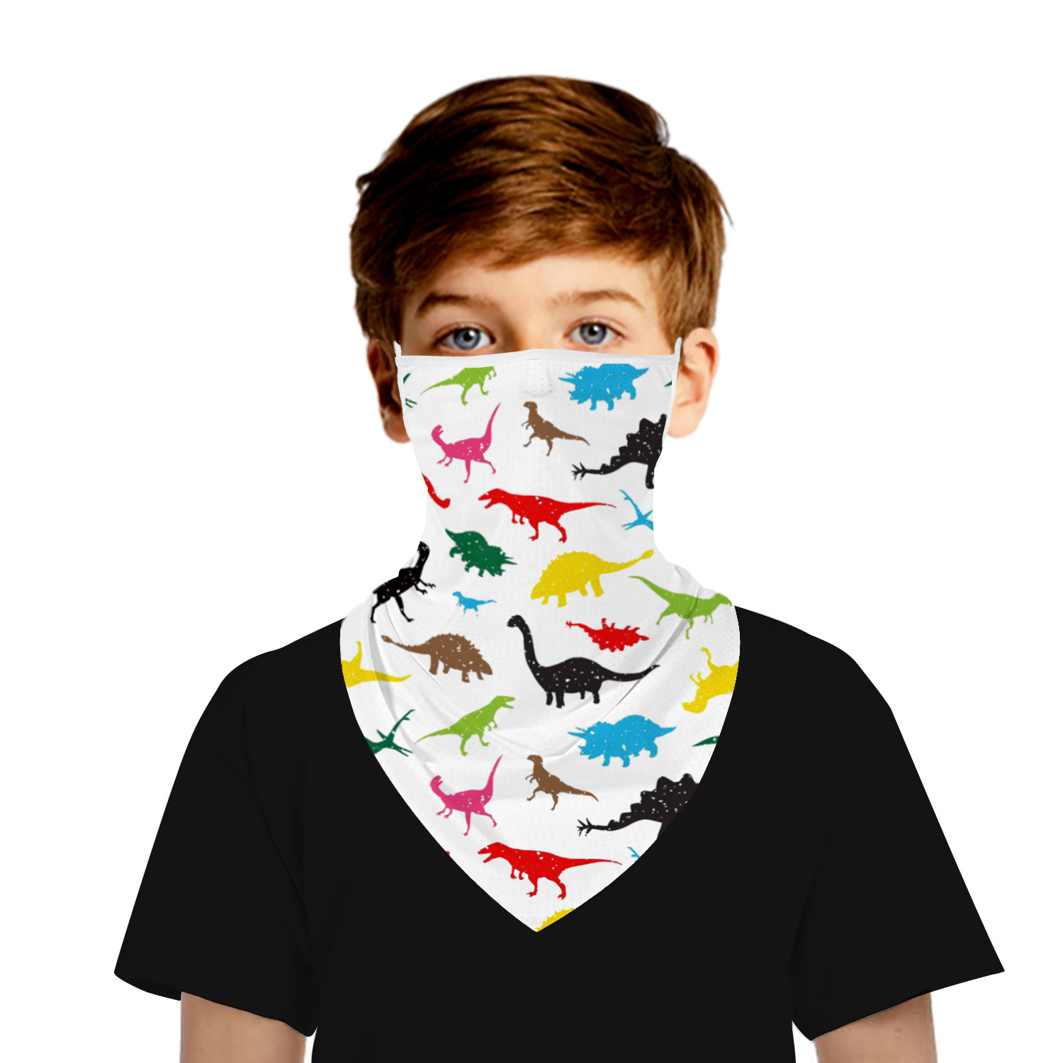 Child Kids Balaclava Fashion Face Masks Neck Gaiter Headwear Tube Scarf