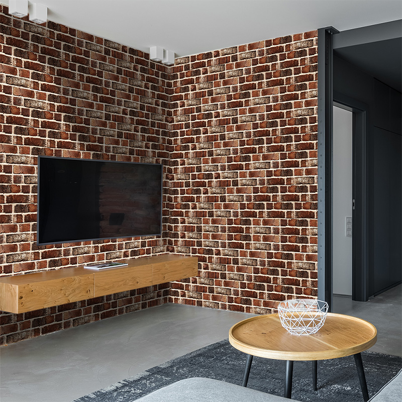 9pcs 3D Self Adhesive Wall Tile Stickers Brick Design Kitchen Mosaic A8X4
