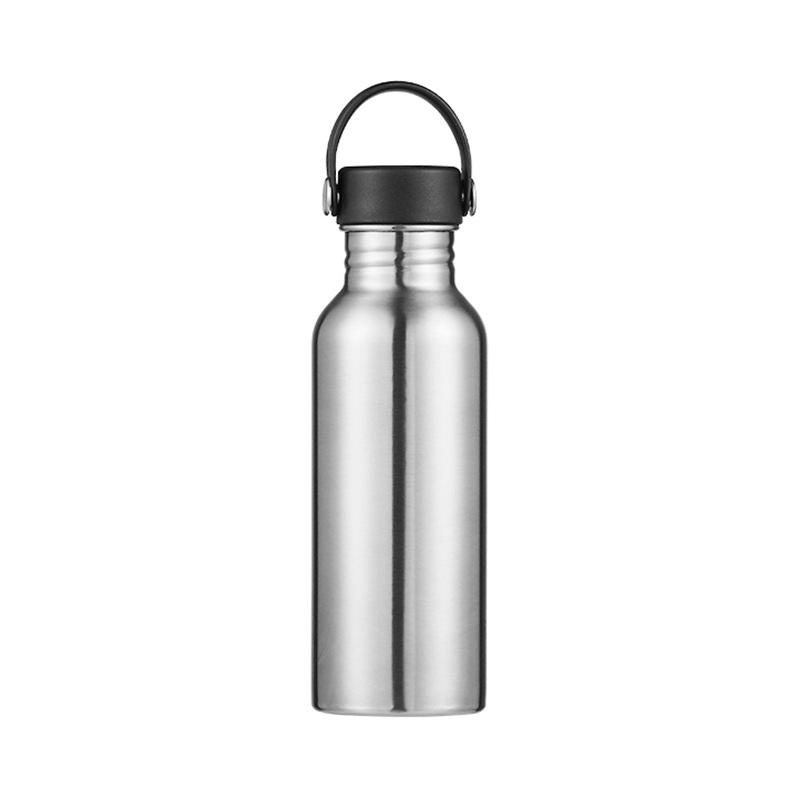 Stainless Steel Water Bottle Outdoor Camping Hiking Sports Flask Silver