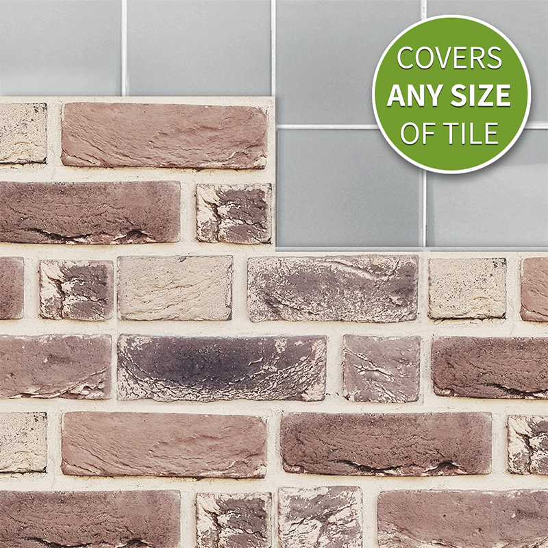 12 Styles USA Self-Adhesive Kitchen Wall Tiles Bathroom Mosaic Brick