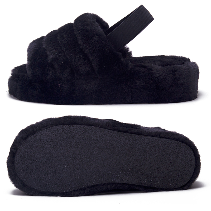 fluffy sandals amazon