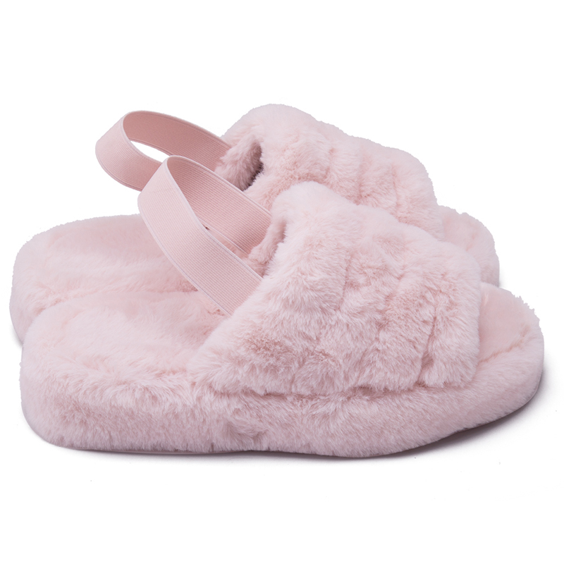 fluffy sandals amazon