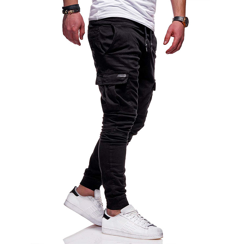 Men's Slim Fit Sports Long Trousers Casual Pencil Jogger Cargo Pants  Sweatpants