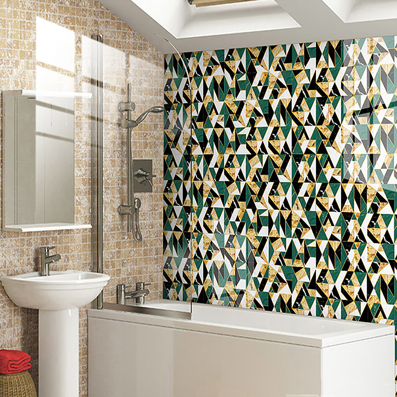 96X Kitchen Tile Stickers Bathroom Mosaic Self-adhesive Wall Decal Decor 20x20cm 