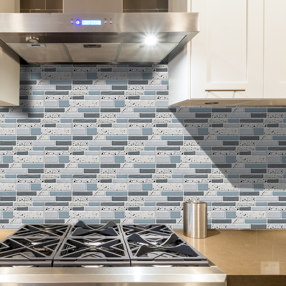 54PC Lot Kitchen Tile Stickers Bathroom Mosaic Sticker Self-adhesive Wall Decor 