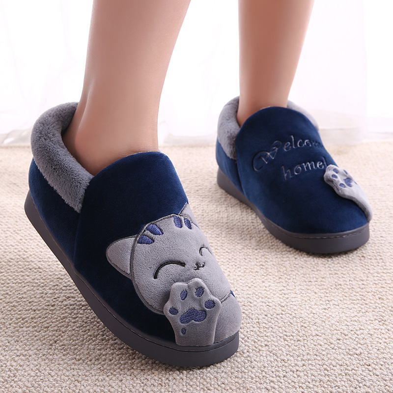 Winter Warm Home Slippers Women Shoes Cute Cartoon Indoor Plush Slipper  Footwear Slippers for Adult - China Slippers Shoes and Animal Slippers  price