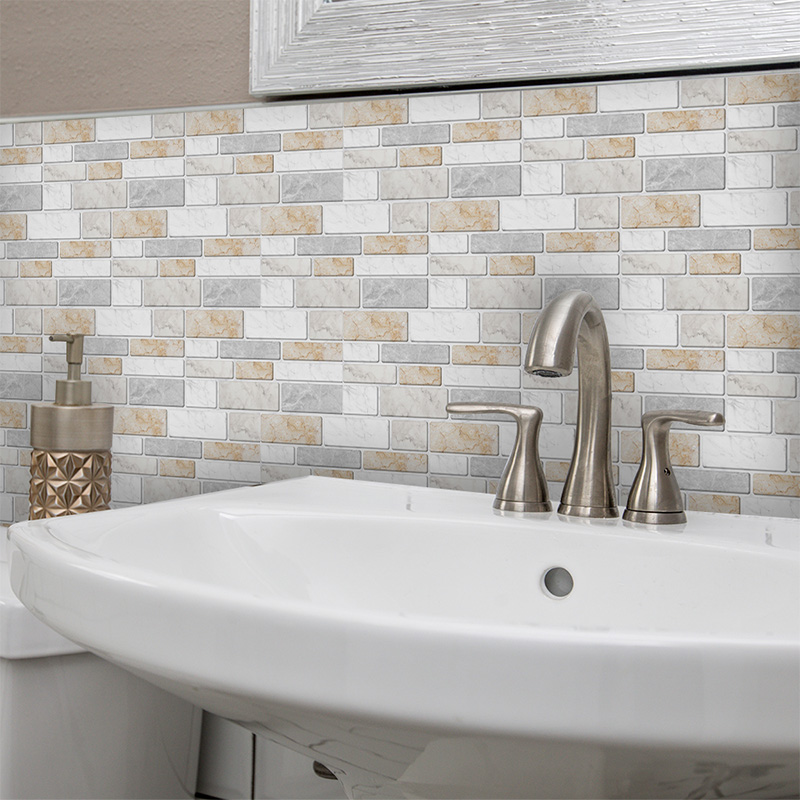 Self Adhesive Mosaic Tile Wall Bath Kitchen Decor Sticker 3 Listings 36-Designs 