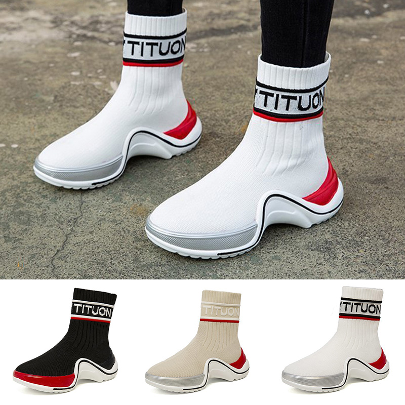 hi top sock trainers