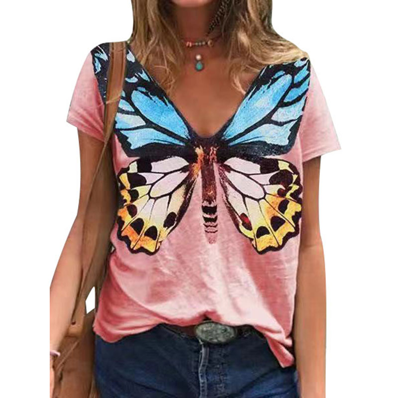 butterfly t shirt ladies