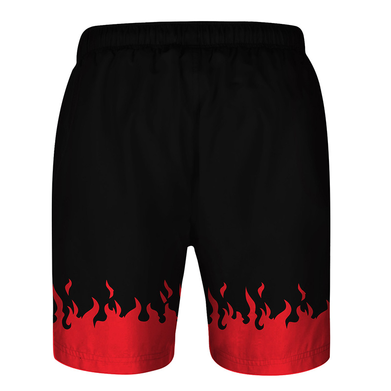 Men Casual Cartoon Print Drawstring 