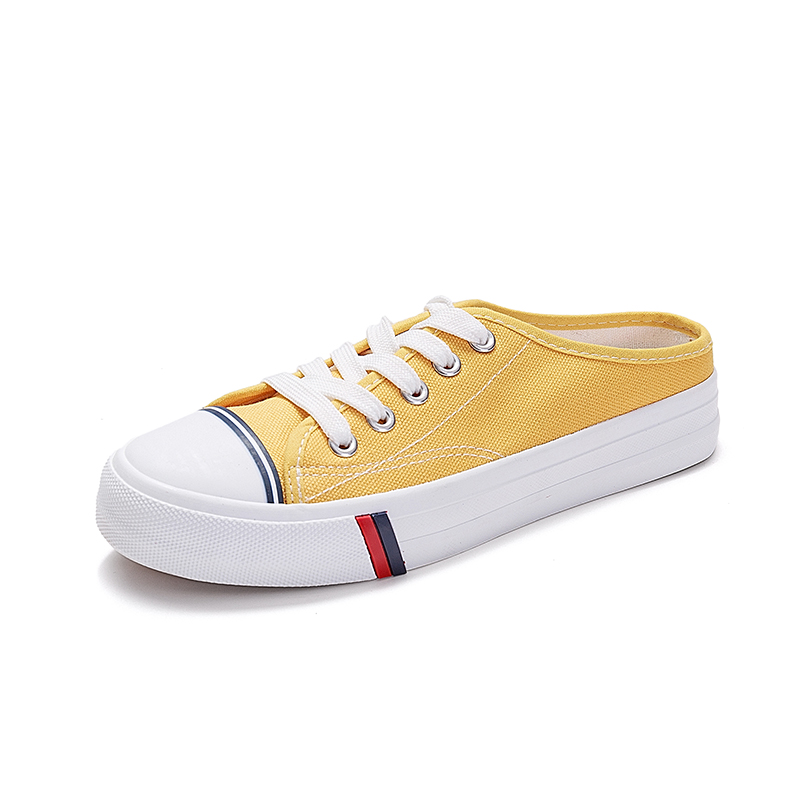canvas sneaker mules