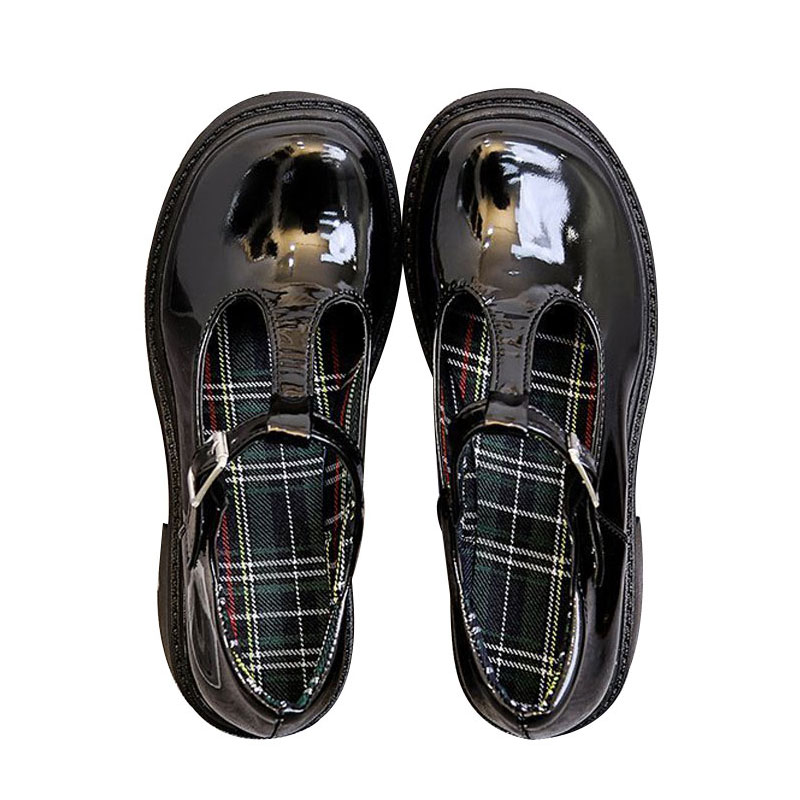 Women's Mary Jane School Shoes Height Increasing Chunky Heel Ankle Strap Pumps eBay