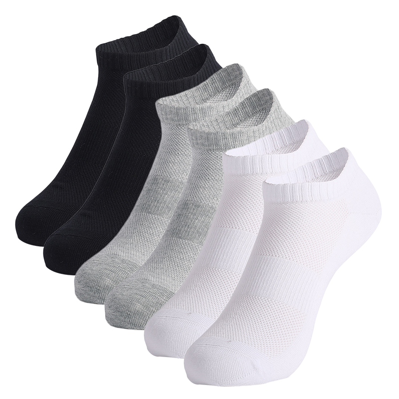 Sale Lot 3 Pairs Women Invisible Socks Anti Slip Trainer Shoe Liner Gym Socks