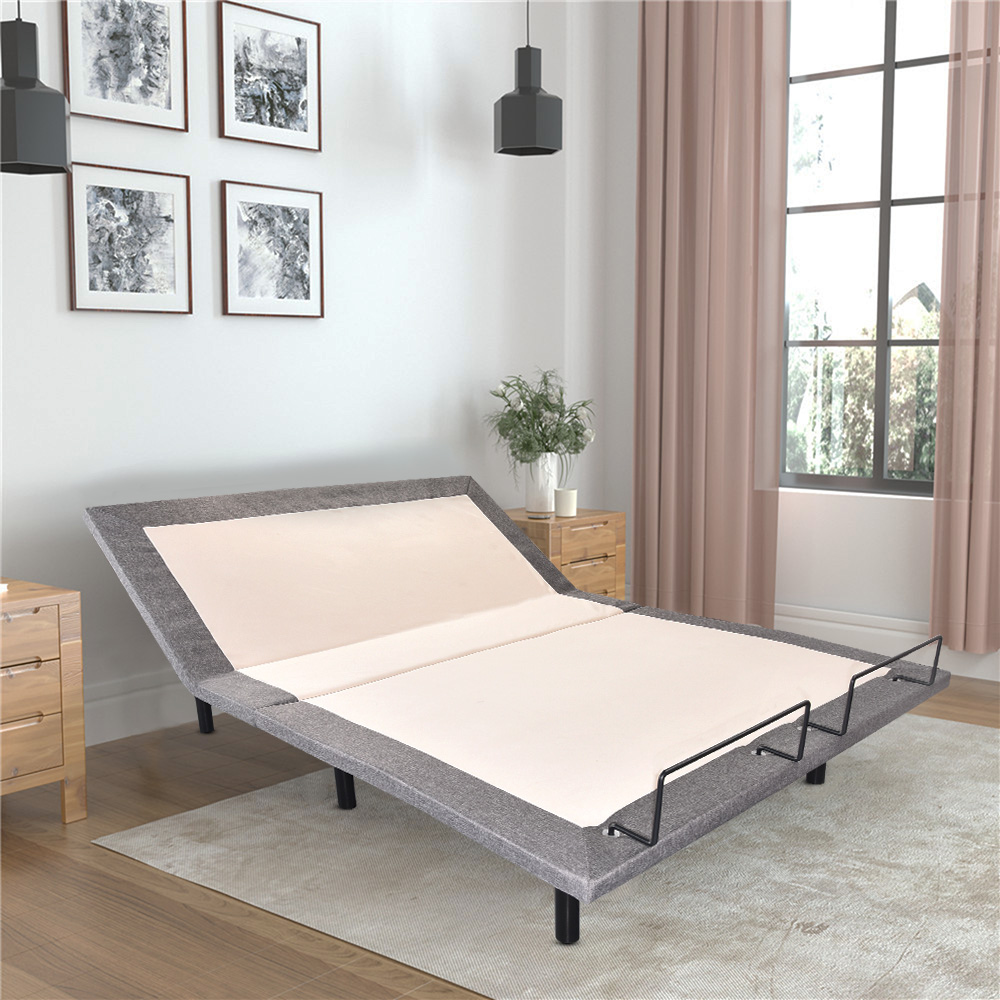 850lbs Capacity Adjustable Bed Base Frame Remote Electric Beds Queen