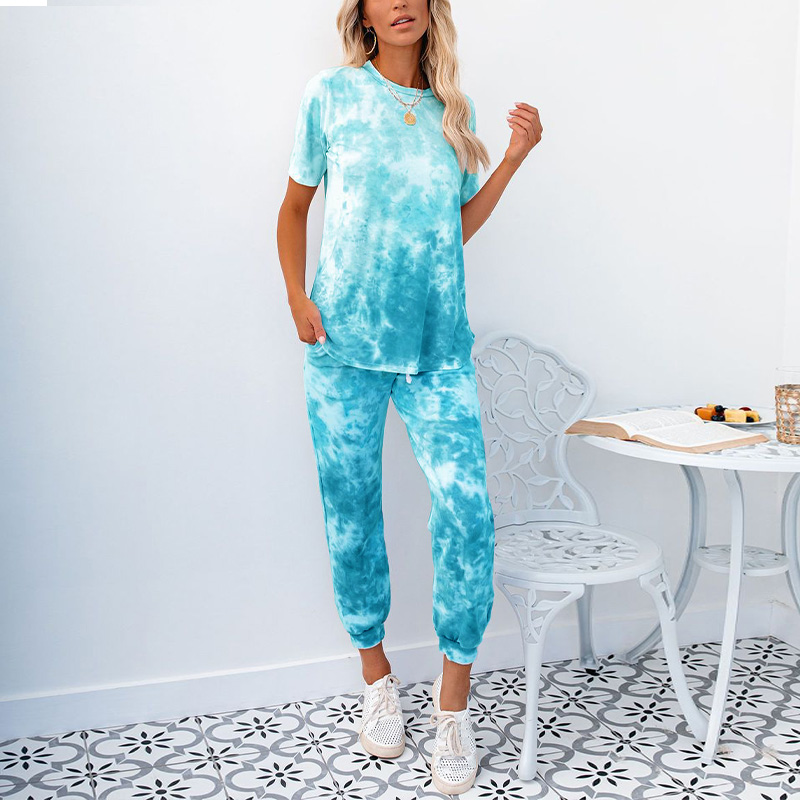 tie dye blue tracksuit