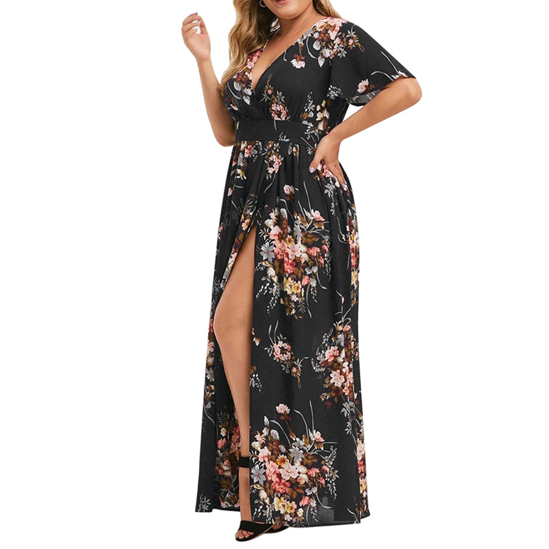 maxi split dress summer