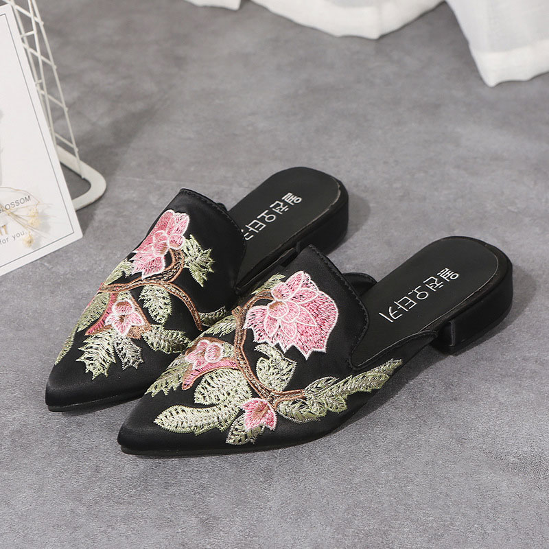 women's backless mules