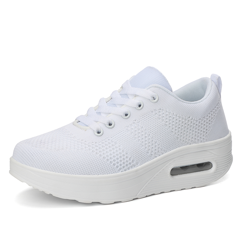plain white running trainers