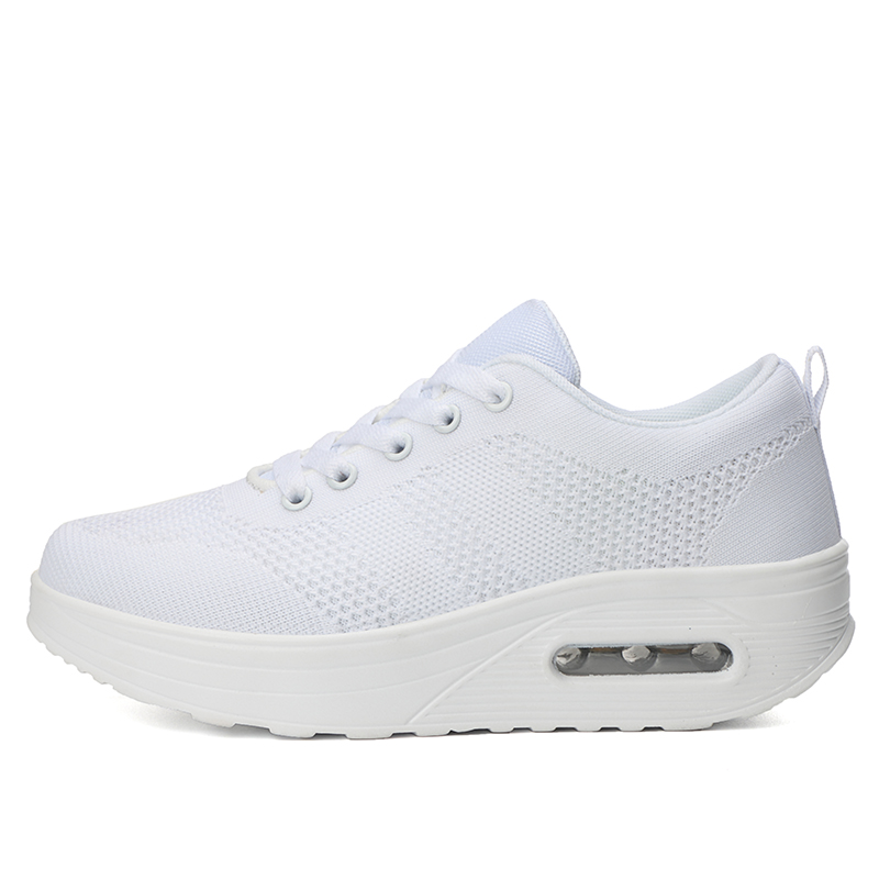 plain white running trainers