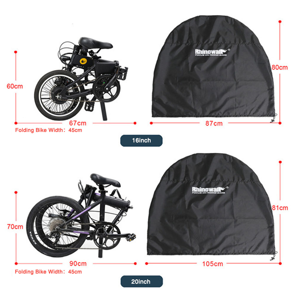 14-22" Folding Bike Carrier Bicycle Transport Storage Bag Waterproof Dust Cover