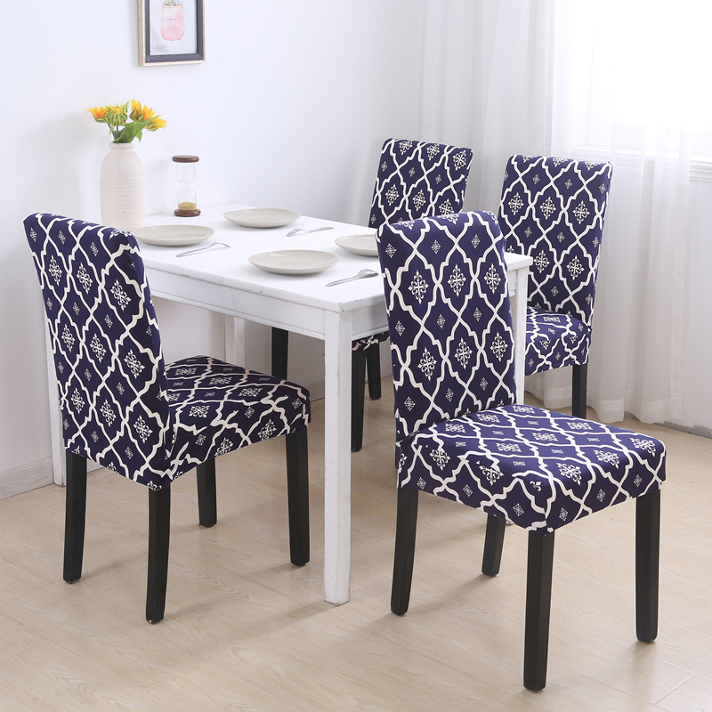 Removable Elastic Stretch Slipcovers Short Dining Room Chair Seat Cover Decor US 