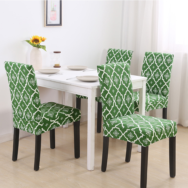 Removable Elastic Stretch Slipcovers Short Dining Room Chair Seat Cover Decor US 