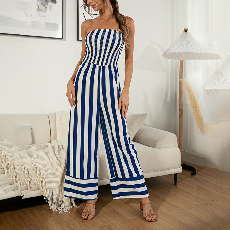 Womens Summer Off Shoulder Jumpsuits 