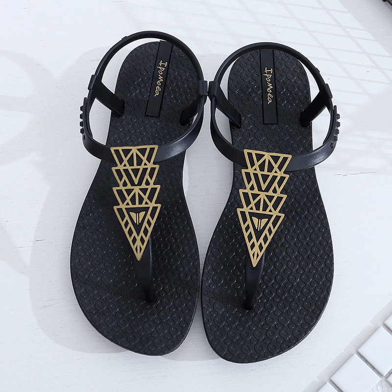 open toe mule flat sandals