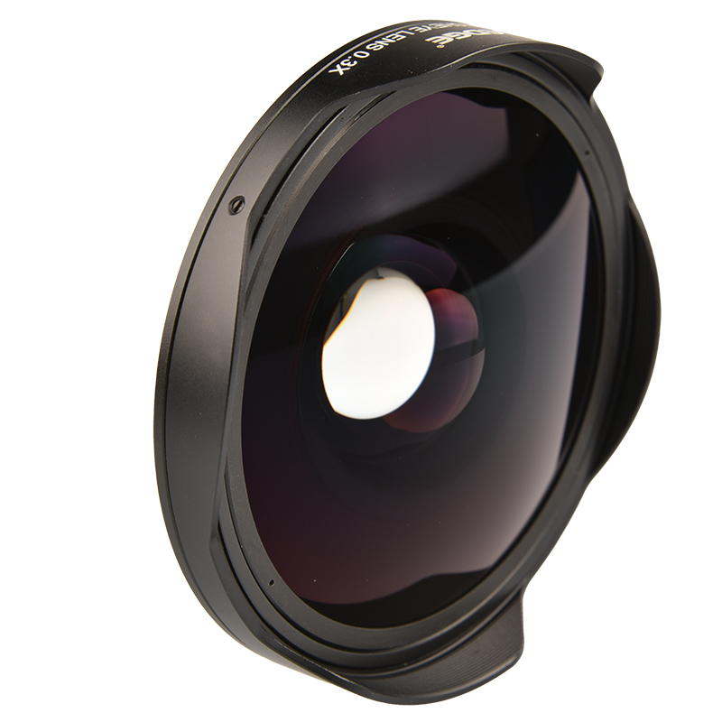 37MM / 43MM 0.3X Fisheye Ultra Wide Angle Camera Lens with