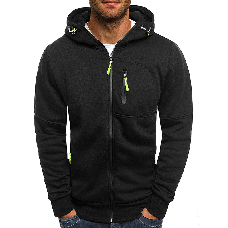 Mens Boys Hoodie Fleece Warm Hooded Jacket Coat Sweatshirt Winter Zip Up Jumper - Picture 12 of 14