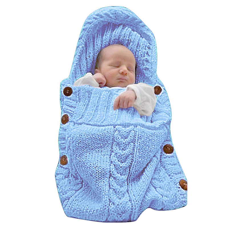 Newborn Infant Baby Boy Girl Swaddle Wrap Sleeping Bag Blanket Photography Props 