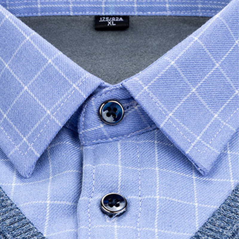 v neck mock shirt jumper