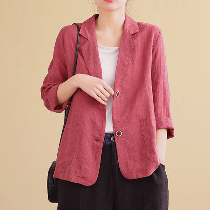 Linen jackets ladies sale