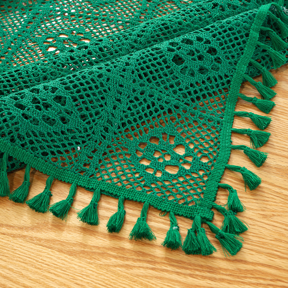 European Style Tassels Table Cloth Cover Rectangle Square Tablecloth Washable