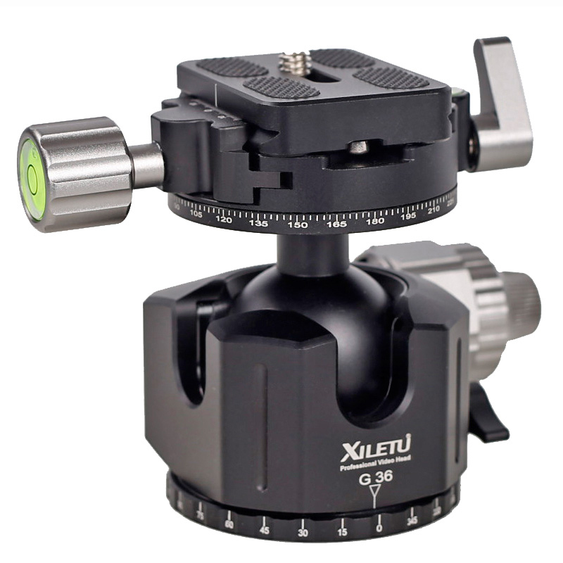 XILETU Tripod Ball Head 360° Double Panoramic w/ Quick Rlease Plate For Camera