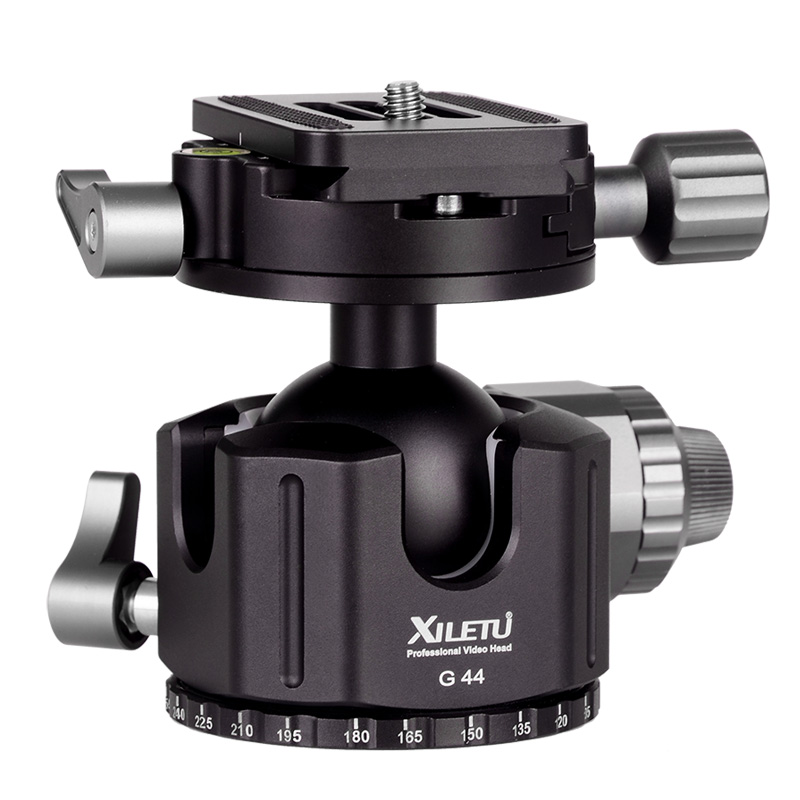 XILETU Tripod Ball Head 360° Double Panoramic w/ Quick Rlease Plate For Camera